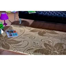 Tapete Jazz 2,00 X 3,00 Quarto Sala Pelo Macio Alto E Baixo Relevo 100% Antiderrapante Oasis