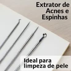 Ferramentas Tira Acne Cravos E Espinha Limpeza com 4 ferramentas