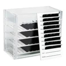 Caixa Box Organizadora Acrílico de Cílios Lash Profissional