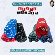 Cobertor coberta Manta Pet Soft Baby 80 X 100 - cachorros e gatos - conforto e qualidade