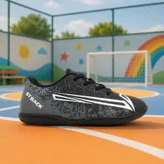 Chuteira Infantil Futsal de Futebol Quadra Lisa Original Confortável Masculino e Feminino Unissex