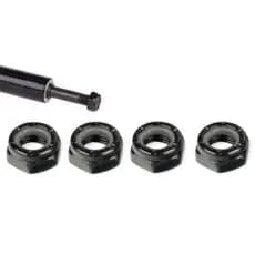 Porca Para Eixo De Skate ou Longboard Travante 8mm 4 unidades