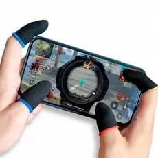 Kit Luva de Dedo Luvinha gamer Anti-Suor Para Celular Jogos FPS Free Fire Pubg Mobile -Vermelho Call Of Duty
