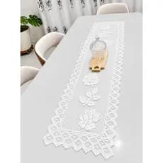 Caminho centro trilho Passadeira de mesa renda 0,40x1,50cm Decoração pra mesa Posta