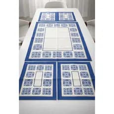 Kit Toalha Mesa 5 peças (EMBANHADOS) Linhão r33,90 vem 1 Toalha 65x85 e 4 toalhinhas bandejas americanas 30x40