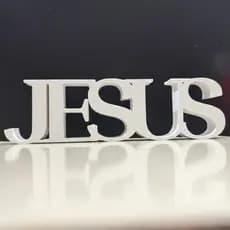 Letreiro Decorativo Personalizado JESUS