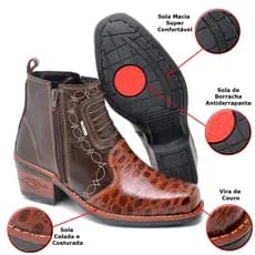 Botas Country em couro