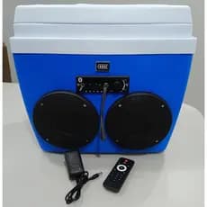 Cooler34l Caixa De Som Controle Temperatura Interna/Bluetooth/Pendrive/Fm/Controle Remoto/Micro Sd/Karaoke