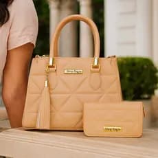 Kit 2 em 1 Bolsa e Carteira Feminina ShopBag Dubai