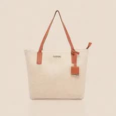 Bolsa de Praia Feminina Sacola Grande Shopbag Califórnia Palha