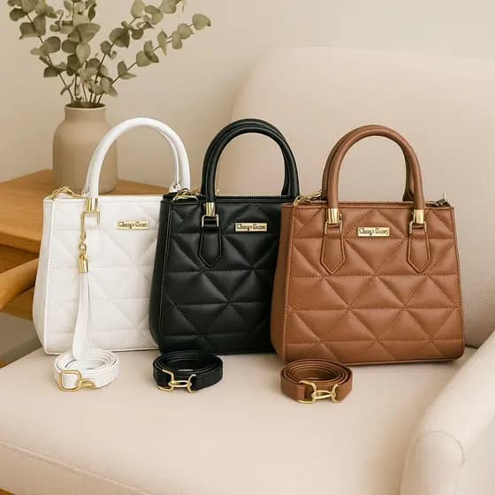 Bolsas Femininas Atacado 3 Bolsas Dubai Femininas Estilosas e Práticas