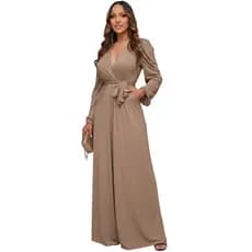 MACACÃO FESTA FEMININO PANTALONA  ELEGANTE COM BOLSOS E CINTO ELEGANTE PREMIUM