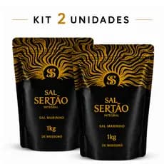 Sal Integral de Mossoró Moido sal Integral Original Marinho Vegano Sem Glutem