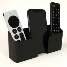 Suporte De Parede Porta 3 Controles Remoto Celular Ar E Tv