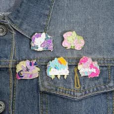 Desenho Animado Americano Meu Pequeno Pônei Broche De Esmalte Moda Acessórios De Presente Para Amigos