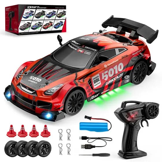 1 : 24 RC Drift Carro 4WD Acelerador Proporcional BMW GTR Porsche Modelo Brinquedo 1/24 2.4G De Controle Remoto Corrida