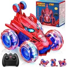 1/14 RC Homem Aranha Carro De Corrida Brinquedo Dublê Deriva Controle Remoto Rotação Fora Da Estrada Esporte Modelo Brin