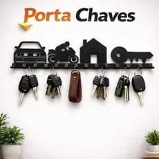 PORTAL CHAVES PAREDE ORGANIZADOR DECORATIVO CASA FACIL INSTALAÇAO