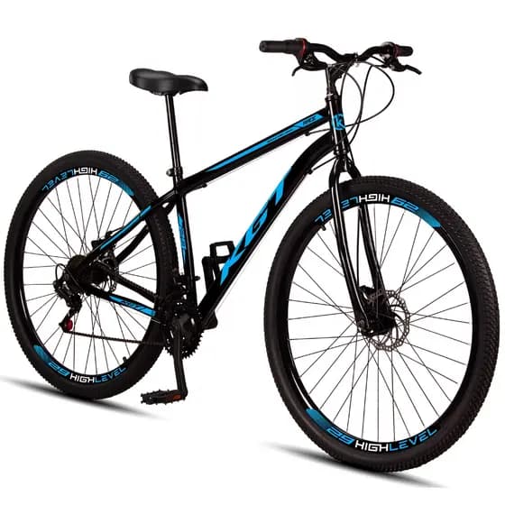 Bicicleta Aro 29 Aço Carbono Freios A Disco 21 Marchas