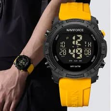 NAVIFORCE 7104 Novo Modelo 2024 Relógio De Pulso Digital Masculino À Prova D'água Para Homens Originais De Múltiplas Funções