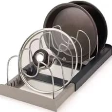 Suporte Organizador Expansível Escorredor De Pratos Panelas Tampas  Cozinha - Envio Imediato!