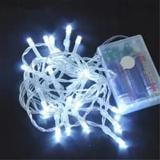 Luzes De Fada De Natal 10M 100 Leds A Bateria Operadas Para Festa Garland Decoração De Casamento Pisca -