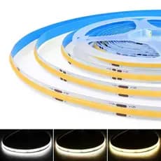 DC 12V FOB COB Strip 480Leds/M Alta Densidade RA90 Branco 3000K 4000K 6000K IP21 Fita Flexível Corda Luz LED