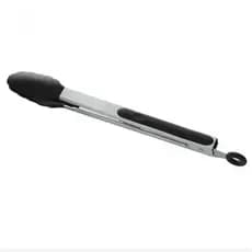 Pegador com Cabo em Aço Inox 35cm Preto Silicone - Rojemac Profissional