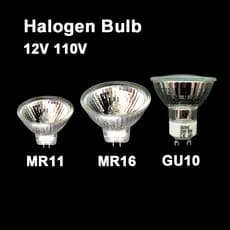 AC 110V AC/DC 12V Lâmpada De Halogênio MR11 MR16 GU5.3 GU10 Holofote De Alto Brilho