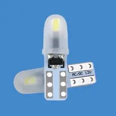 10pcs T5 12V 3020 Chips Led Lâmpada De Iluminação Para Carro Indicadora De Luz Instrumento Maquiagem