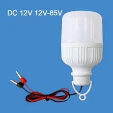 Lâmpada LED DC 12V-85V 12W-60W Holofote De Alto Brilho Com Clip Jacaré Para Iluminação Exterior