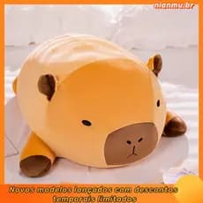 Bonito capivara travesseiro carro boneca Super macio pelúcia capivara dos desenhos animados boneca cama volta almofada p