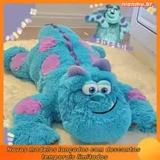 Sullivan brinquedo de pelúcia boneca travesseiro de dormir grande gato azul monstro boneca dormindo presente de aniversá