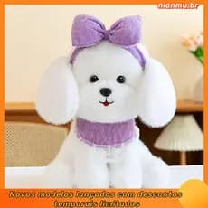 Cão de pelúcia bonito Super bonito boneca filhote de cachorro menina brinquedo de pelúcia simulação crianças presente an