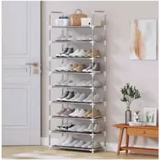 Sapateira 9 Andares Vertical Organizador 27 Pares Prático Desmontável - Envio Já!