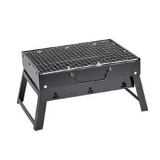 Churrasqueira Dobrável Portátil Maleta Carvão Metal - Envio Já!
