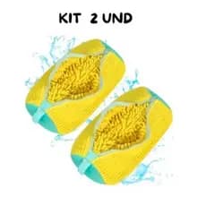 KIt 2 Bolsas De Lavar Tênis Protetora Sapatos Anti Deformação Lavanderia - Envio Já!!