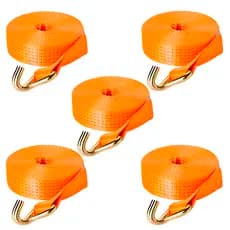 Kit 5 Cintas Amarração Laranja 50mm X  3,0m 3 Ton - Fitacabo