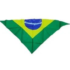 Bandana Lenço Bandeira do Brasil 80Cm copa do mundo