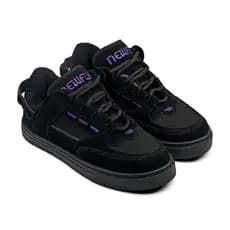 Tênis Masculino e Feminino Acolchoado Estiloso Lançamento Sneaker  Forrado Skatista Black