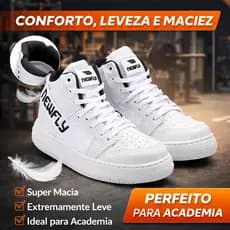 Botinha Feminina Para Academia Leve e Confortável Treino Musculação