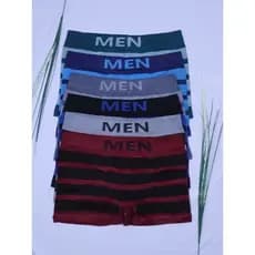 Kit com 6 Cuecas Box Men CORES E/OU ESTAMPA SORTIDAS/ALEATÓRIA JD