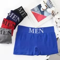 Kit com 4 Cueca Boxer Masculina Sem Costura Microfibra
