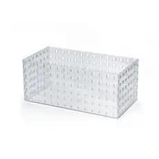 Caixa Organizadora Empilhavel Acrílico 4,3 L - 12,3 x 14 x 28 cm - Arthi 5036