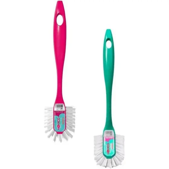 Uma Escova Longo alcance Multiuso para limpeza - Disponivel Rosa ou Verde