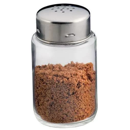 Saleiro/Pimenteiro de Vidro com Tampa Inox - Euro Home 9x5cm
