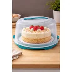 Cúpula Porta Bolo Redonda 34cm com Tampa – Ideal para Bolos Caseiros e Festas