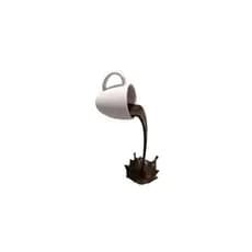 Xicara Decorativa Flutuante Para Amantes De Café Decoração Xícara Suspensa Com Efeito De Derramamento