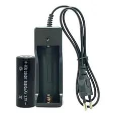 Kit 1 Carregador + 1 Bateria  26650 16800mah 4,2v Li-ion