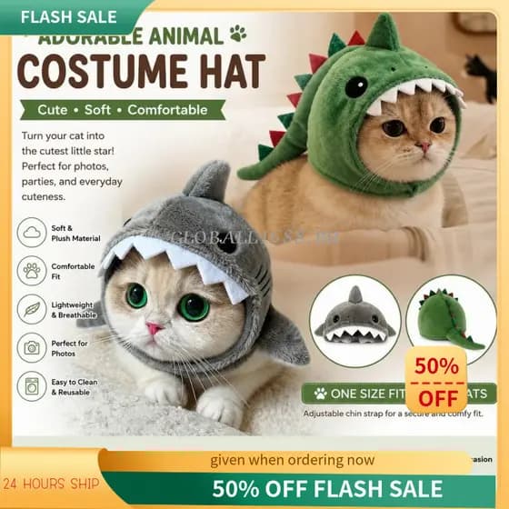 { Pronto Estoque } Chapéu De Fantasia De Gato